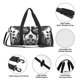 thumbnail image 4 of Balery Artistic Black White Peacocks Bolsa de Gimnasio para Mujeres y Hombres, Bolsa de Viaje Impermeable, Bolsa de Fin de Semana con Compartimento para Zapatos y Bolsillo Húmedo, 4 of 6