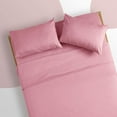 thumbnail image 5 of Sleep Zone Kids Twin Bed Sheets Set 3-Piece - Super Soft & Cute Kids Sheet Set with Flat Sheet, Fitted Sheet, Pillowcase (Twin, Ballet Pink), 5 of 6