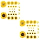 thumbnail image 3 of Inteprter Wall Stickers Indoor Outdoor Flowers Wallpaper Window Decals Decorations Room Bedroom Waterproof Home Kids PVC Furniture 2piezas, 3 of 4