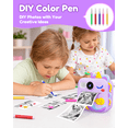 thumbnail image 5 of Bravokids Kids Camera Instant Print,1080P Kids Instant Cameras, Christmas Birthday Gifts for Girls Boys Age 3-12, Toddler Digital Cameras for 3 4 5 6 7 8 9 10 Year Old Girl, 5 of 11
