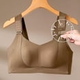 thumbnail image 6 of Plus Wireless Minimizer Bra for Women, Full Coverage Supportive Comfort Bra, Adjustable Wide Shoulder Straps Design | VerBelle,Coffee XL, 6 of 7
