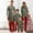 Red, variant on Onlypjs Matching Family Christmas Pajamas for Men, Women and Couples– Festive Multicolor Tree Print Tops with Red Plaid Pants