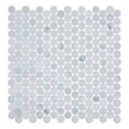 thumbnail image 5 of Honoro-Bulbi 3/4" Penny Round Smooth Glass Mosaic Wall & Floor Tile, 5 of 5