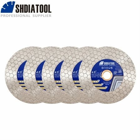 

SHDIATOOL 115/125mm Diamond Cutting Disc Hexgonal Double Sided Grinding for Ceramic Marble Tile