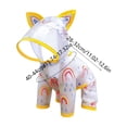 thumbnail image 3 of EGNMCR Four Legged Waterproof Ample Coverage Raincoat For Dogs Suitable For Small To Medium Sized Pet In Rainy Or Snowys Weather Polyester pets raincoat, 3 of 6