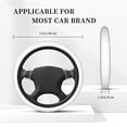 thumbnail image 5 of Fotbe White Steering Wheel Cover Universal 15 in Car Accessories for Men Women,Steering Wheel Protector Comfortable Protective Case for SUV Sedan Decor, 5 of 8
