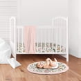 thumbnail image 2 of Sweet Jojo Designs Vintage Floral Girl Baby Playmat Tummy Time Infant Play Mat - Blush Pink, Yellow, and Green Boho Shabby Chic Rose Flower Farmhouse, 2 of 4