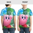 thumbnail image 3 of Kirby Adventure Game Teen T-Shirt Crewneck Short Sleeve Double-Sided Print Summer Tee Shirts Top For Youth Boys Girls Children X-Small, 3 of 7
