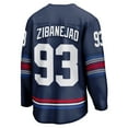 thumbnail image 3 of Men's Fanatics Mika Zibanejad Navy New York Rangers Breakaway Jersey, 3 of 3
