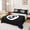 Black, variant on Feelyou Billiards Lucky 8 Twin Sheets for Girls, Bow Pearl Pink Leopard Print Bedding, 3 Pieces, 1 Flat Sheet, 1 Fitted Sheet and 1 Pillowcase