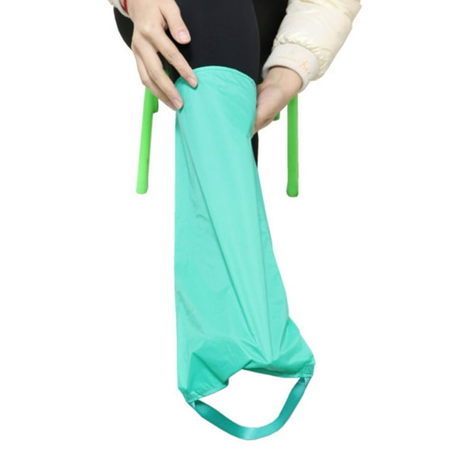 WRITWAA 2Pcs Compression Sock Device in Green Nylon with Flexible Design for Easy Sock Aid
