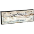 thumbnail image 4 of Retirement Congratulations 8 x 3 Wood Double Sided Table Top Sign Plaque, 4 of 5