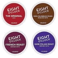 thumbnail image 2 of Eight O'Clock K-Cup Coffee Variety Pack 48ct Original, French Roast, Colombian Peaks, Dark Italian Roast Sampler - Bundle of 4 Flavors, 2 of 3