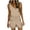 Beige, variant on Ruffle Rompers for Women Dressy Summer Sleeveless V Neck Short Jumpsuits with Pockets Drawstring Wide Leg Summer Outfits