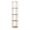Natural, variant on Pemberly Row Turn-N-Tube Wood 5-Tier Corner Rack Display Shelf in Cherry/Black