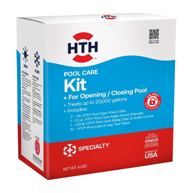 Kit de cuidado de piscinas HTH 91022 para 20,000 galones