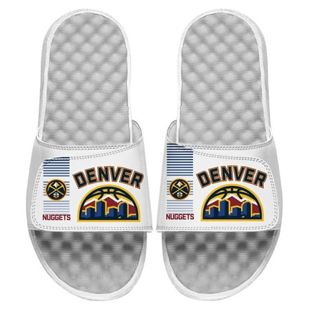 

Youth ISlide White Denver Nuggets 2022/23 City Edition Collage Slide Sandals