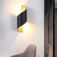 thumbnail image 4 of Aplique de pared LED moderno Brillar de 10w con carcasa de aluminio resistente al agua Ip65, 4 of 5