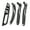 Carbonfiber LHD SET, variant on 4PCS Set Car Front Driver Door Handle Armrest Cover Interior Panel Trim Cover For BMW X5 X6 E70 E71 2007-2013