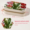 thumbnail image 5 of Mother's Day Velvet Portable Earring Holder with Removable Compartment: Display Case, Jewelry Box, Decorative Box - Gift!, 5 of 7