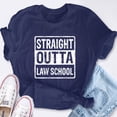 thumbnail image 2 of EcoLoom Straight Outta Law School Short Sleeve Unisex T Shirt, 2 of 6