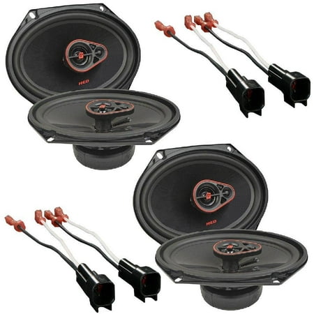 (2Pairs) 3-Way Coaxial Speakers (6