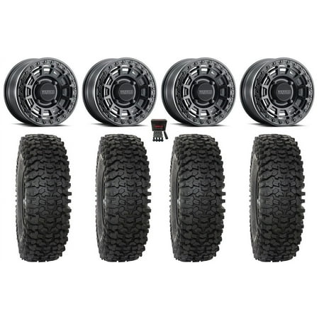 Method 415 Bdlk 15 Wheels Bk +38mm 32 RC500S Sticky Tires Polaris RZR XP 1000 / PRO XP / Ranger XP 900/1000 Method 415 Bdlk 15 Wheels Bk +38mm 32 RC500S Sticky Tires Polaris RZR XP 1000 / PRO XP / Ranger XP 900/1000