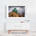 thumbnail image 2 of The Old South Church - Boston Massachusetts Photography Architecture Gothic Cityscape Travel Poster Cathedral Scenic White Framed Wall Art Print 5 x 7 inches, 2 of 3