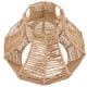 thumbnail image 4 of ColoMX Lámpara decorativa de ratán de imitación, pantalla de luz colgante tejida, adorno para el hogar, 4 of 8