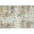 thumbnail image 3 of Contemporary 2x3 Area Rug (2' x 3') Abstract Yellow, Gray Indoor Scatter Easy to Clean, 3 of 8