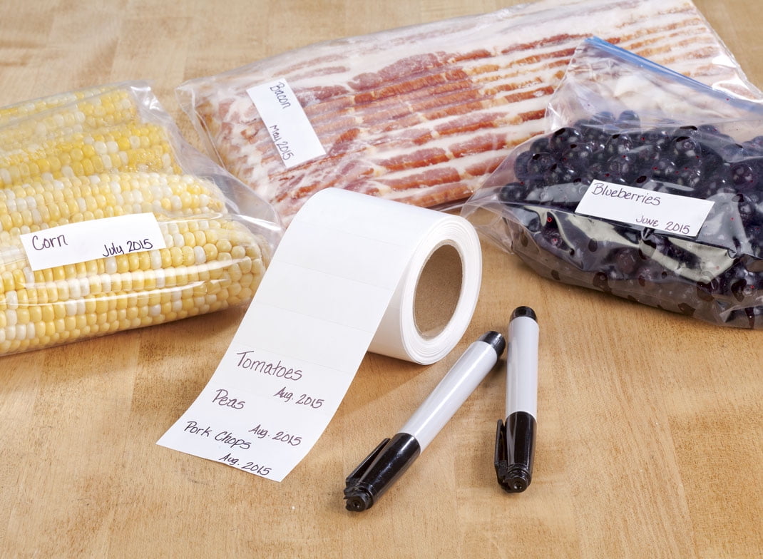 Freezer Labels and Markers Set