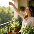 thumbnail image 3 of Lingsida Copper Wind Chimes for Outside, 37" Temple Windchimes Outdoors with 5 Bells, Memorial Wind Chime Gifts for Home Yard Patio Backyard Decoration, Bronze, 3 of 8