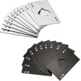 thumbnail image 1 of 20pcs Acsergery Bottle Opener, Stainless Steel Credit Card Size Beer Opener Cap Gift, 1 of 5