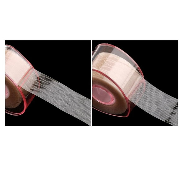 2 Rolls Invisible Fiber Double Eyelid Lift Strips Tape Adhesive Sticker