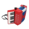 thumbnail image 1 of Entry  Piano Accordion Keyboards Musical Instruments Piano Accordion Entry  17 Keys 8 Bass Keys ABS With Retractable Strap Portable Gift, 1 of 8