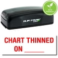thumbnail image 1 of Large Pre-Inked Chart Thinned On Stamp with Green Ink, 1 of 4