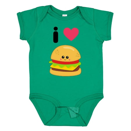 

Inktastic I Love Cheeseburgers Gift Baby Boy or Baby Girl Bodysuit
