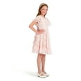 thumbnail image 2 of Kensie Girl Sequin Mesh Short Sleeve Dress, Sizes 4-16, 2 of 7