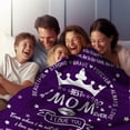 thumbnail image 5 of Yibo Gifts for Aunt Blanket from Niece Nephew for Best Aunt Ever Birthday Gifts Auntie Blankets Gifts Ideas for Bedding Sofa Decor, 5 of 8