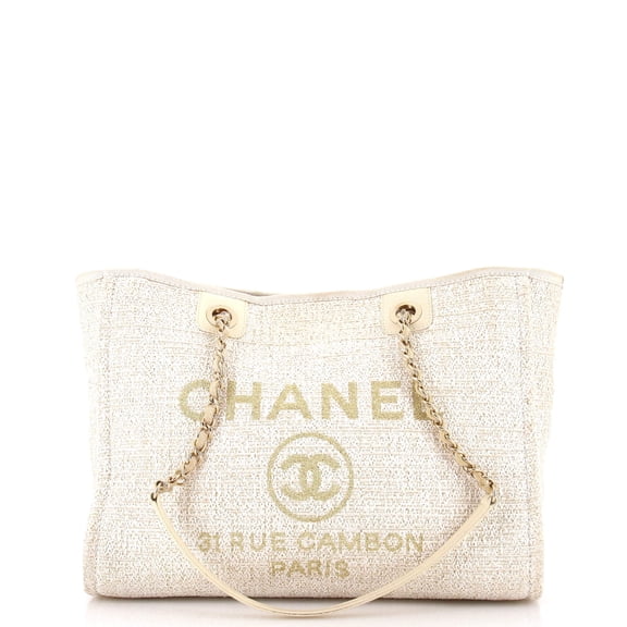 Pre-Owned Deauville Tote Raffia with Glitter Detail Small By Rebag
