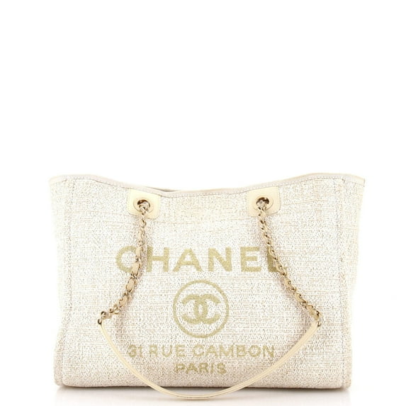 Pre-Owned Deauville Tote Raffia with Glitter Detail Small By Rebag