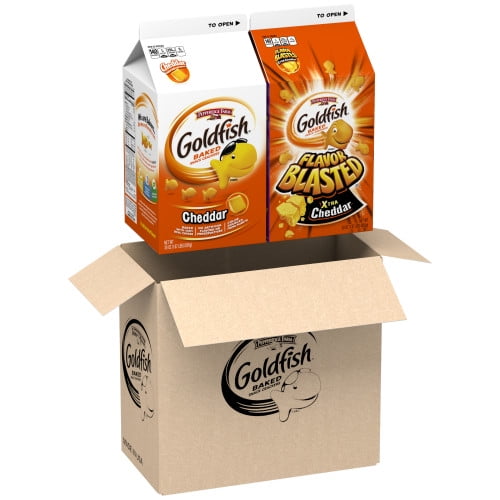 Pepperidge Farm Goldfish Cheddar Flavor Blasted Xtra Cheddar Crackers 60 Oz Box 2 Pack 30 Oz Cartons Walmart Com Pepperidge Farm Goldfish Cheddar Flavor Blasted Xtra Cheddar Crackers 60 Oz Box 2 Pack 30 Oz Cartons Walmart Com
