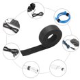 thumbnail image 2 of Amdohai 1-Roll Reusable Fastening Wire Organizer Multi-Purpose Cable Ties Cord Rope Cable Management Hook & Loop Nylon Fastening Tape Cable Straps, 2 of 8