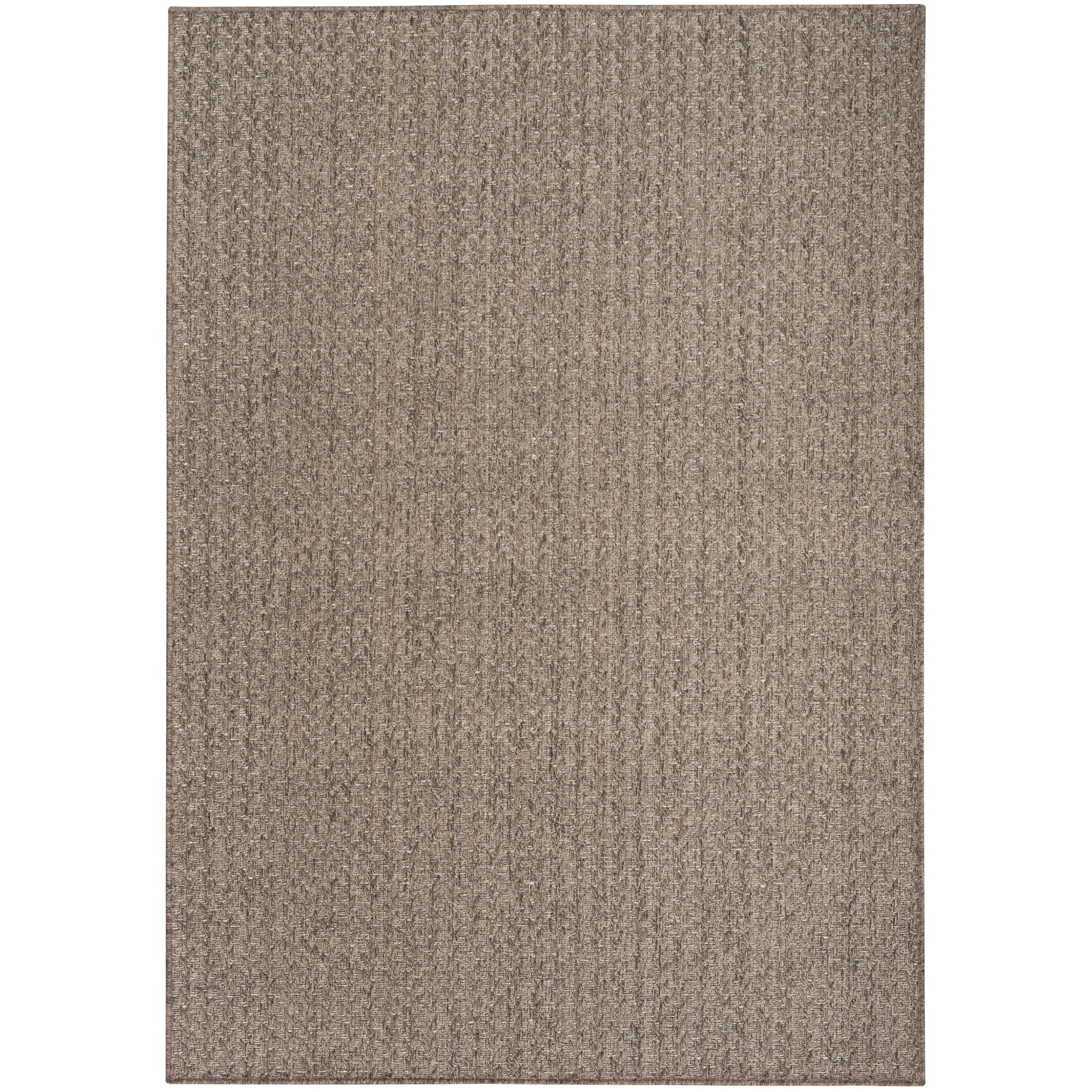 Nourison Tulum 6' x 9' Brown Outdoor Rug