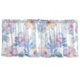 thumbnail image 7 of Yayeee Kitchen Curtains Tier Set of 2 Light Filtering 57"x36" Over Sink Window Panels, Pastel Flower Pattern, 7 of 7