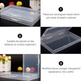 thumbnail image 2 of 6pcs Plastic Home Desktop Cajas de almacenamiento maquillaje Sundies Pictures Contenedores, 2 of 6