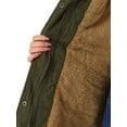 thumbnail image 5 of Allegra K Women's Winter Parka Jacket Warm Windproof Long Puffer Coat with Faux Fur Hood M Army Green, 5 of 6