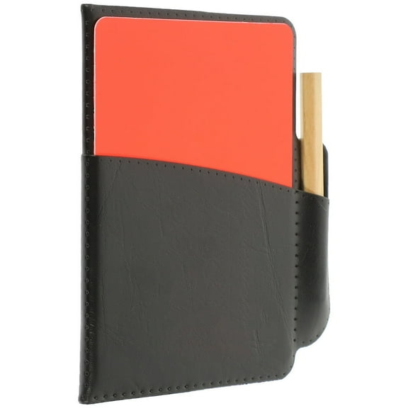 QUTETN Card Suit Referee Uniform Equipment Umpire Gear Sports Accessories Red Yellow Cards Soccer Kit 2 Set