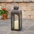 thumbnail image 5 of Smart Solar 84045-Lc 17 Matte Black Moreno Led Candle Lantern, 5 of 5