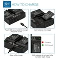 thumbnail image 4 of BM Premium 2 SLB-10A Batteries and Dual Bay Battery Charger for Samsung EX2F, WB200, WB250F, WB2100, WB500, WB550, WB750, WB800F, WB850, WB850F Camera, 4 of 7